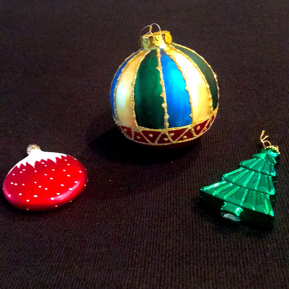 3 Christmas Ornaments
